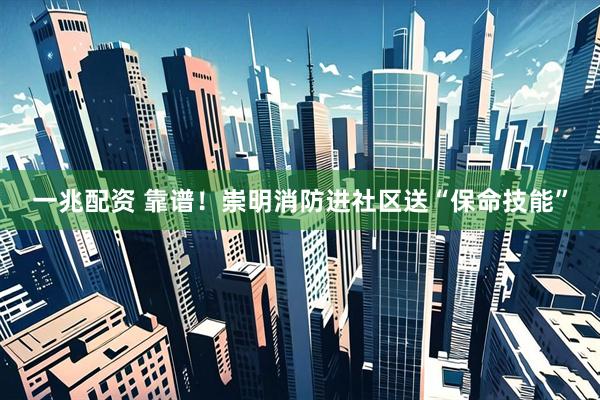 一兆配资 靠谱！崇明消防进社区送“保命技能”